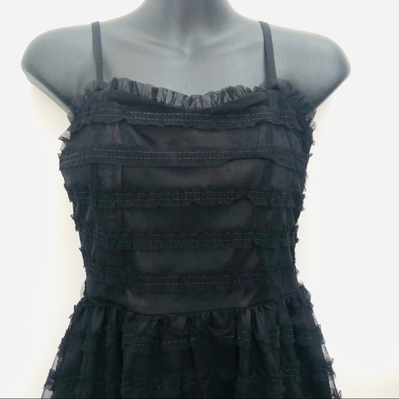 NWT White By Charcoal ‘Pretty Little Playdress’ Black Tulle Layered Party - Picture 2 of 12